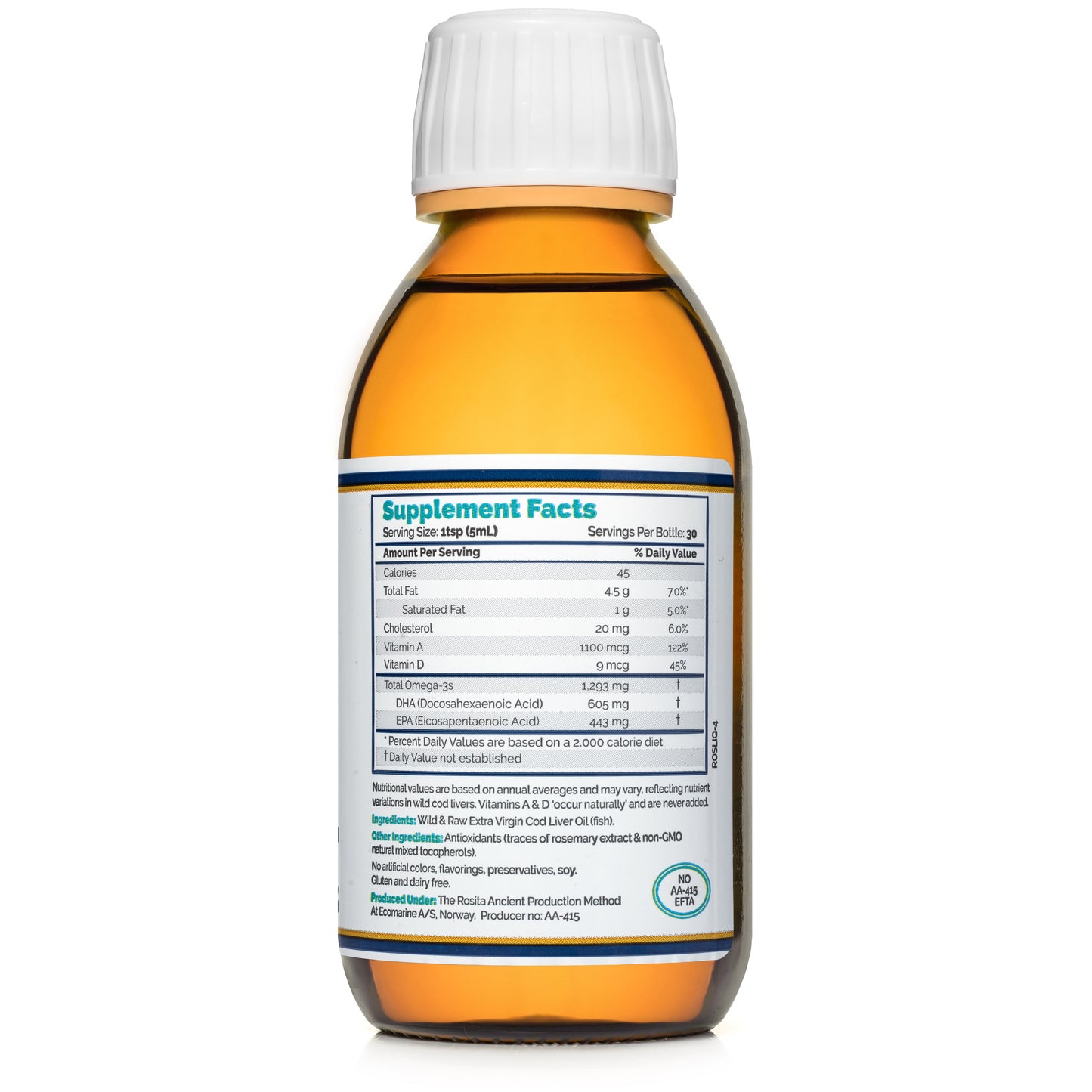 Rosita Wild and Raw Cod Liver Oil