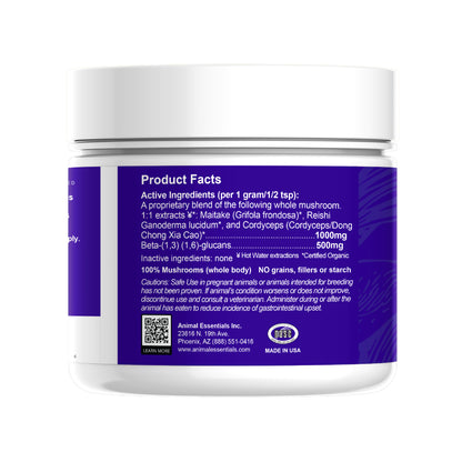 DEFENSE Multi-mushroom extract powder for Dogs & Cats