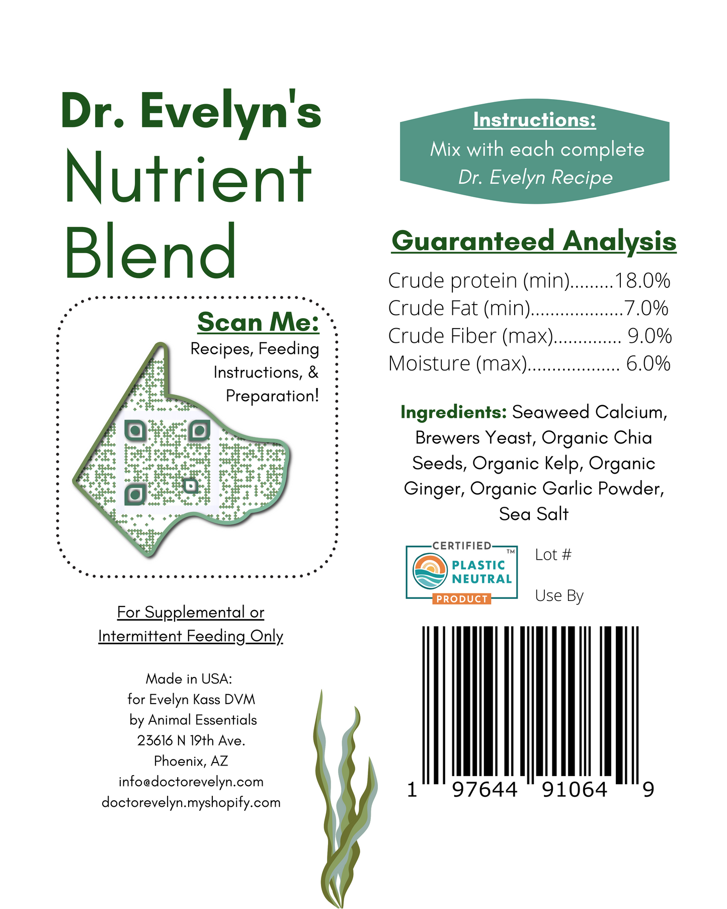 Dr. Evelyn's Nutrient Blend
