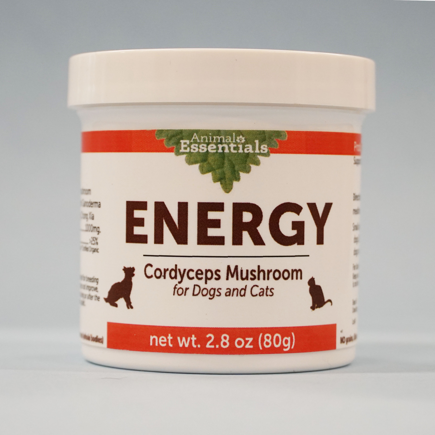 ENERGY Cordyceps mushroom powder extract for Dogs & Cats